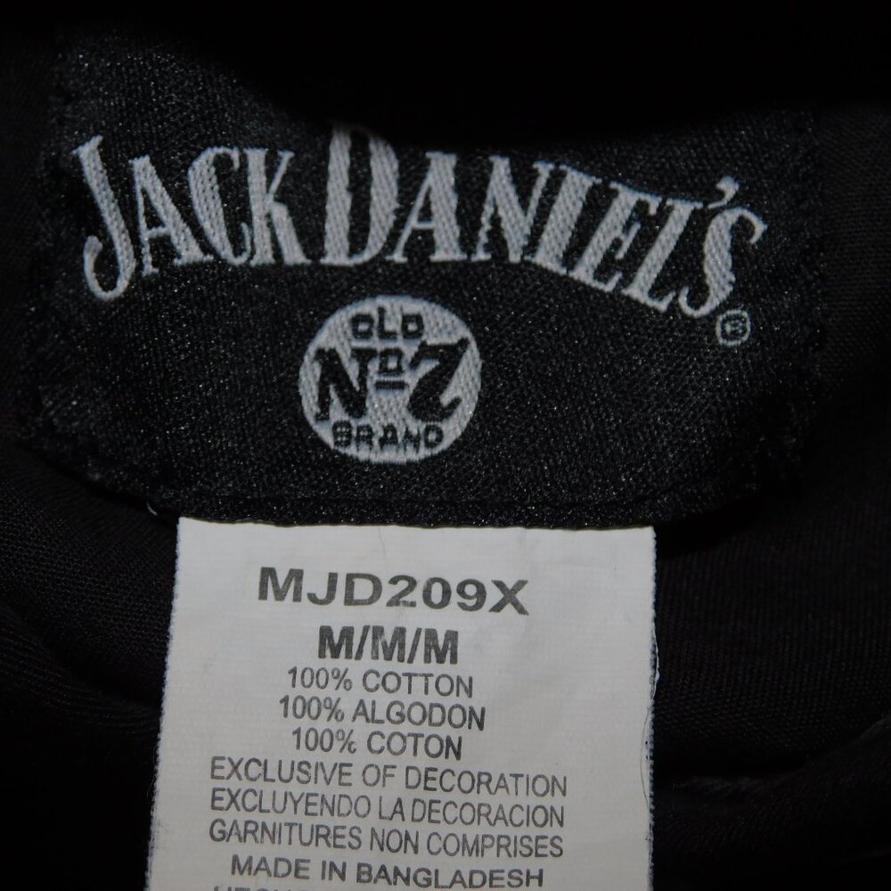 Wrangler Jack Daniel's Men's M Black Embroidered Western Rodeo Long Sleeve shirt - Picture 4 of 7